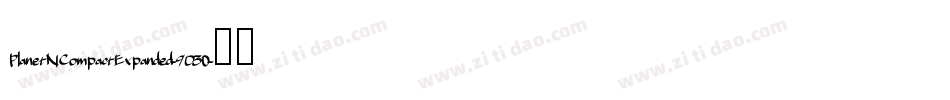 PlanetNCompactExpanded-9O30字体转换
