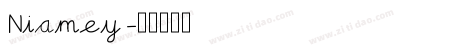Niamey字体转换