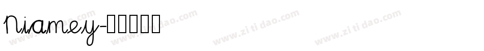 Niamey字体转换