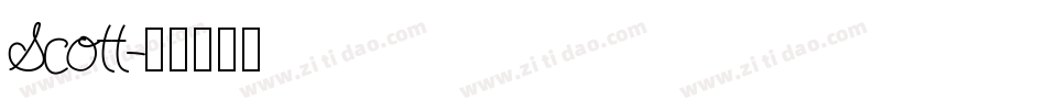 Scott字体转换