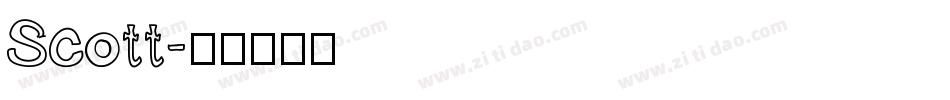 Scott字体转换