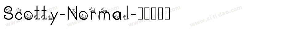 Scotty-Normal字体转换
