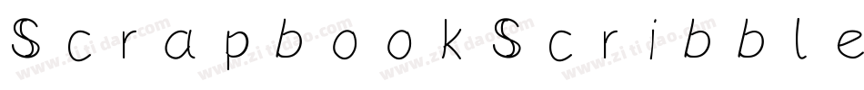 ScrapbookScribblers-6BRx字体转换 ScrapbookScribblers-6BRx字体转换