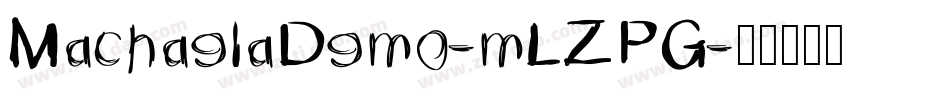 MachaelaDemo-mLZPG字体转换