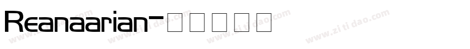 Reanaarian字体转换