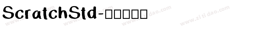 ScratchStd字体转换