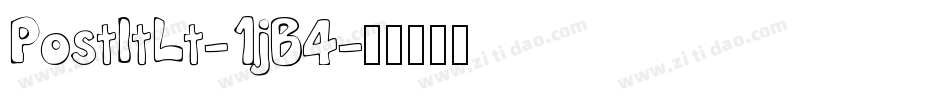 PostItLt-1jB4字体转换