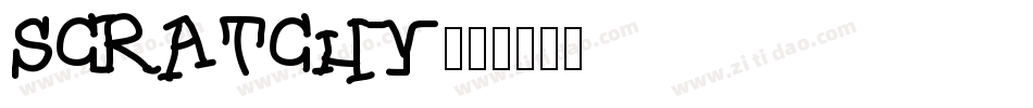 SCRATCHY字体转换