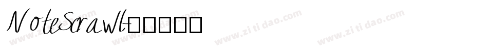 NoteScrawl字体转换
