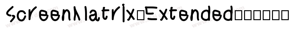 ScreenMatrix-Extended字体转换