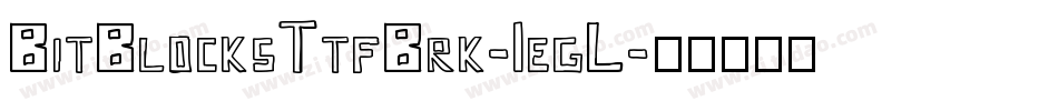 BitBlocksTtfBrk-1egL字体转换