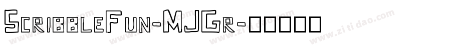 ScribbleFun-MJGr字体转换