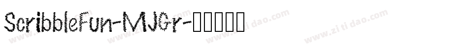 ScribbleFun-MJGr字体转换