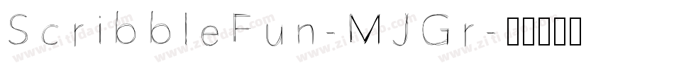 ScribbleFun-MJGr字体转换