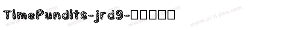 TimePundits-jrd9字体转换