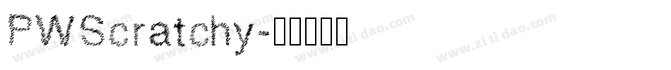 PWScratchy字体转换
