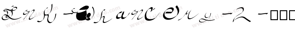 Ink-Chancery-2字体转换