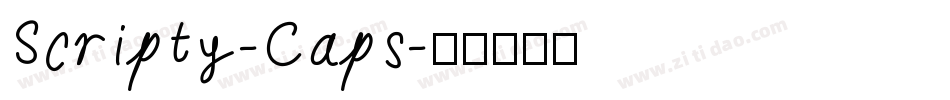 Scripty-Caps字体转换