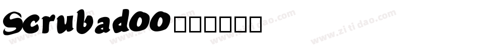 scrubadoo字体转换