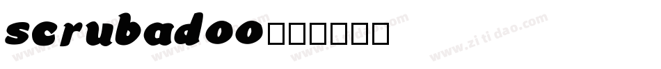 scrubadoo字体转换