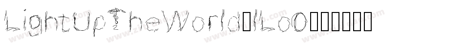 LightUpTheWorld-lLo0字体转换