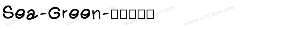 Sea-Green字体转换