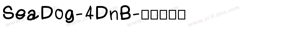 SeaDog-4DnB字体转换