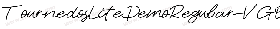TournedosLiteDemoRegular-VGOd0字体转换