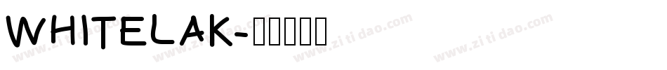 WHITELAK字体转换
