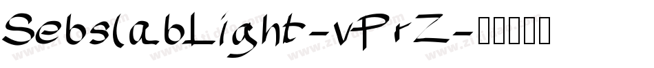 SebslabLight-vPrZ字体转换