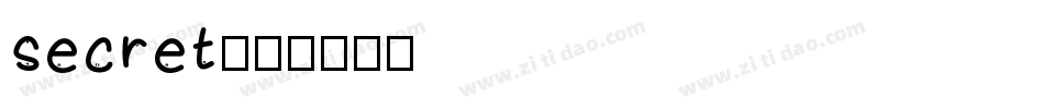 secret字体转换