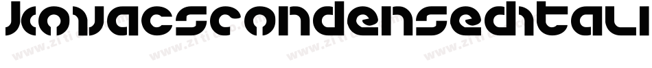 KovacsCondensedItalic-vWz9字体转换