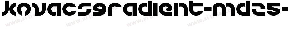 KovacsGradient-mdz5字体转换