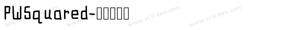 PWSquared字体转换