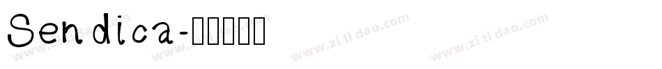 Sendica字体转换