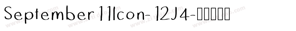 September11Icon-12J4字体转换
