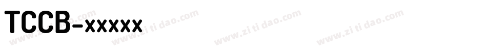 TCCB字体转换