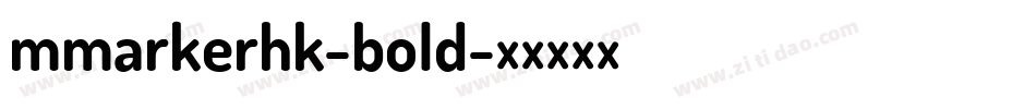 mmarkerhk-bold字体转换