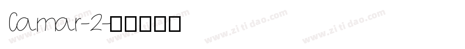 Camar-2字体转换