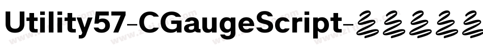 Utility57-CGaugeScript字体转换
