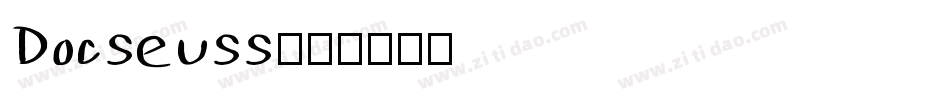 Docseuss字体转换