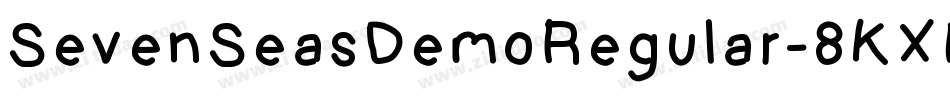 SevenSeasDemoRegular-8KXM字体转换