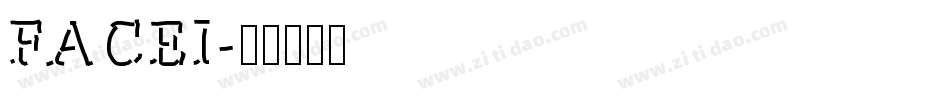 FACEI字体转换