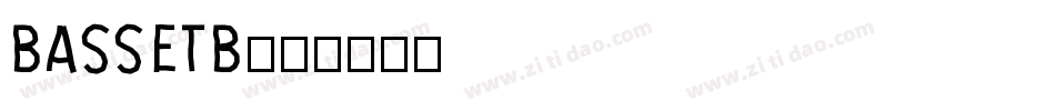 BASSETB字体转换