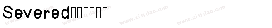 Severed字体转换