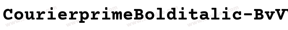 CourierprimeBolditalic-BvVV字体转换