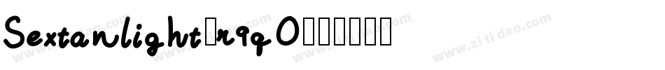 Sextanlight-r9qO字体转换
