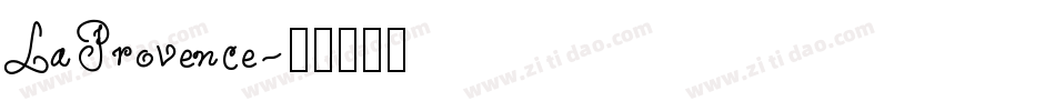 LaProvence字体转换