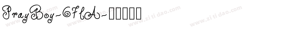 PrayBoy-67lA字体转换
