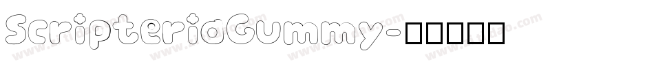 ScripteriaGummy字体转换
